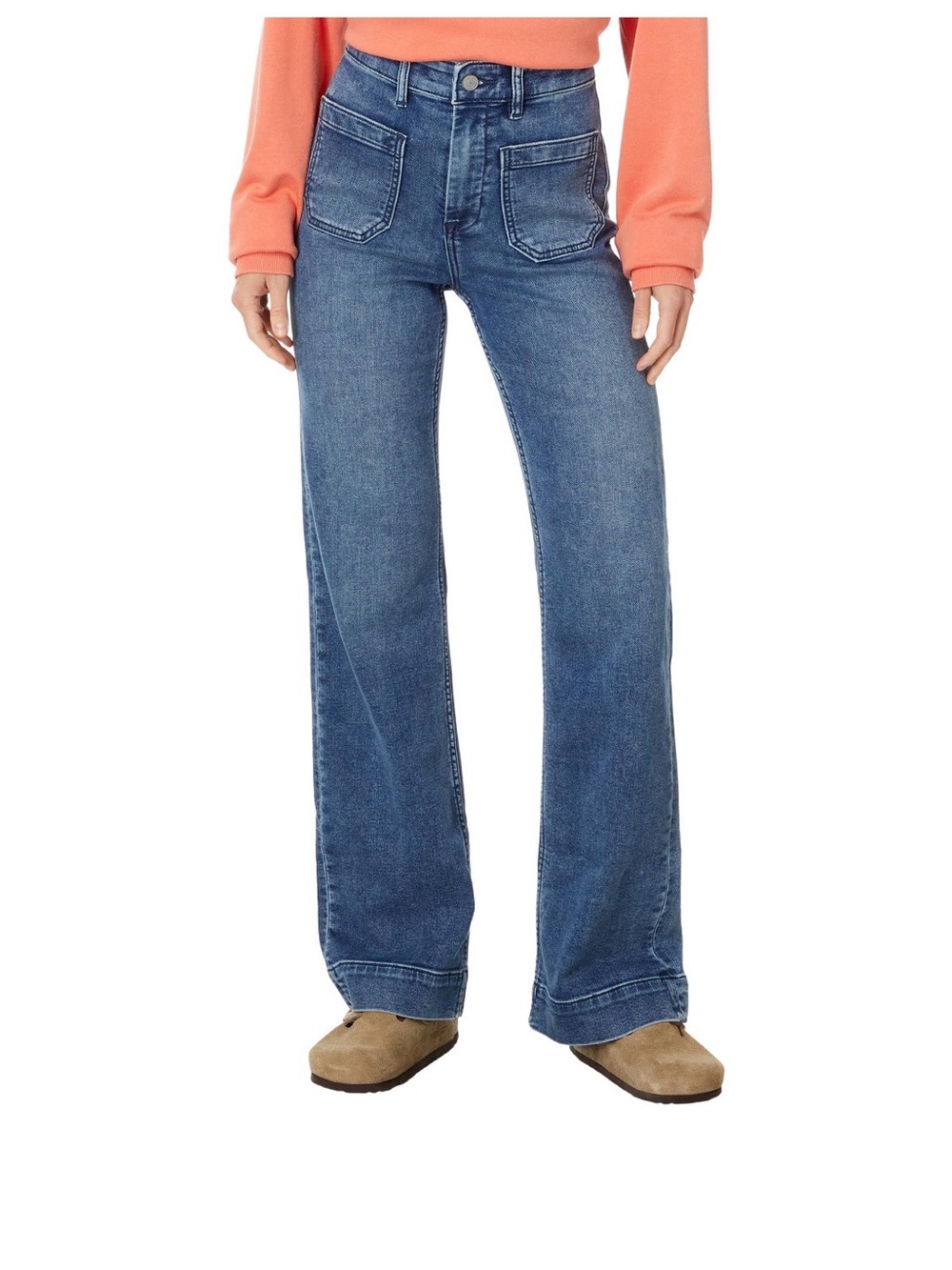 Faherty Stretch Terry Patch Pocket Jeans- Size 26
